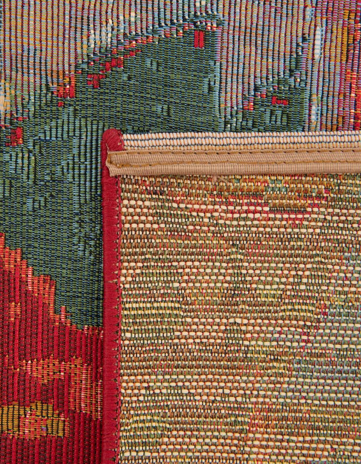 Detail image of 2' x 4' Easy-Clean Modern Indoor / Outdoor Runner Rug