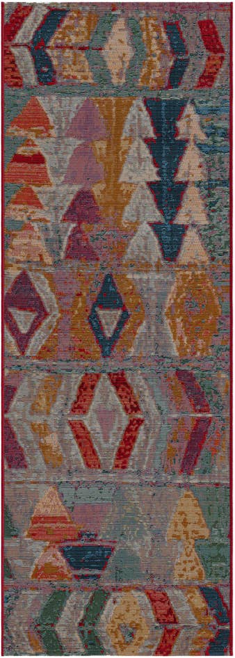 Detail image of 2' x 6' Easy-Clean Modern Indoor / Outdoor Runner Rug