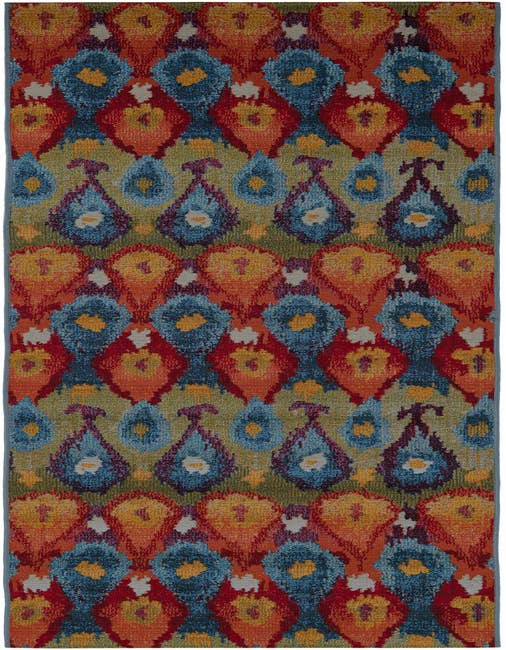 Detail image of 2' 7 x 11' Easy-Clean Modern Indoor / Outdoor Runner Rug