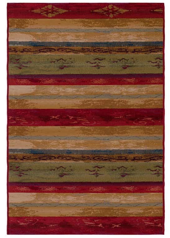 2' 7 x 9' Easy-Clean Modern Indoor / Outdoor Runner Rug