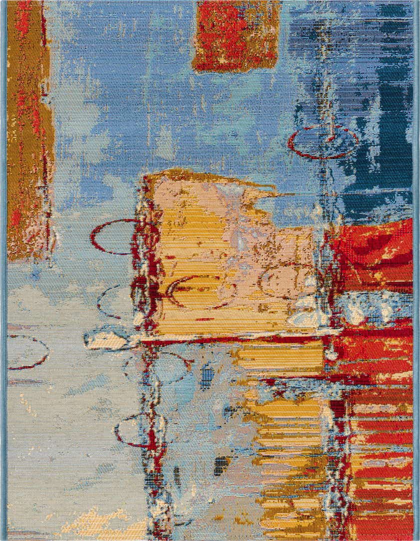 2' x 5' Easy-Clean Modern Indoor / Outdoor Runner Rug