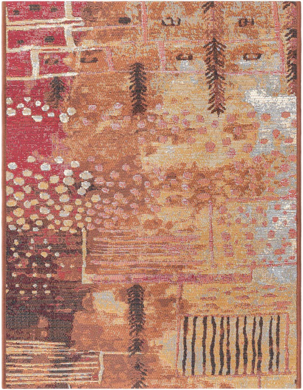 2' x 4' Easy-Clean Modern Indoor / Outdoor Runner Rug