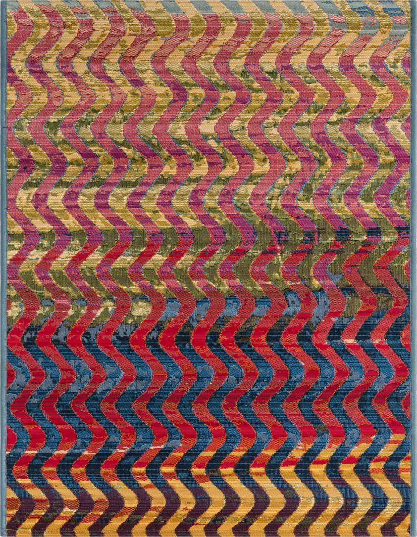2' x 5' Easy-Clean Modern Indoor / Outdoor Runner Rug