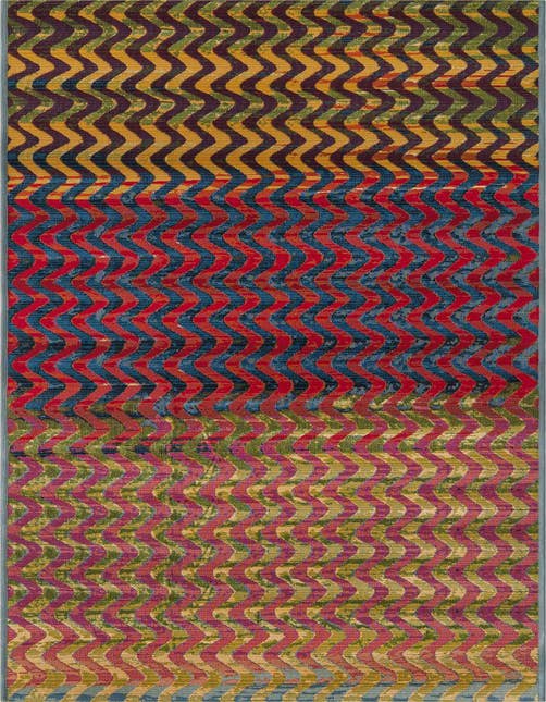 Detail image of 2' 7 x 12' Easy-Clean Modern Indoor / Outdoor Runner Rug