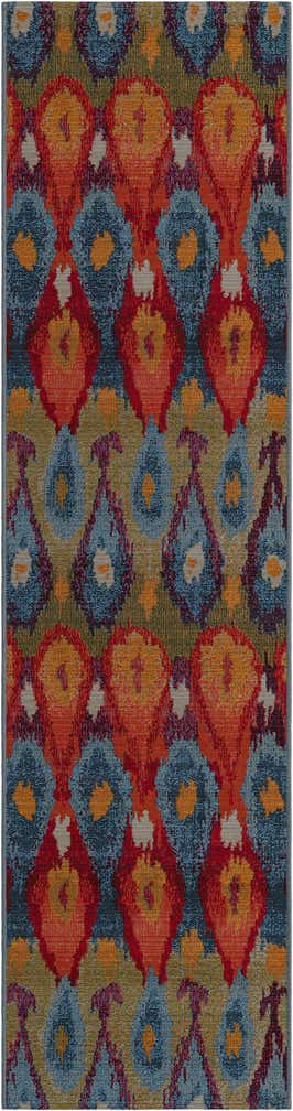 2' x 8' Easy-Clean Modern Indoor / Outdoor Runner Rug