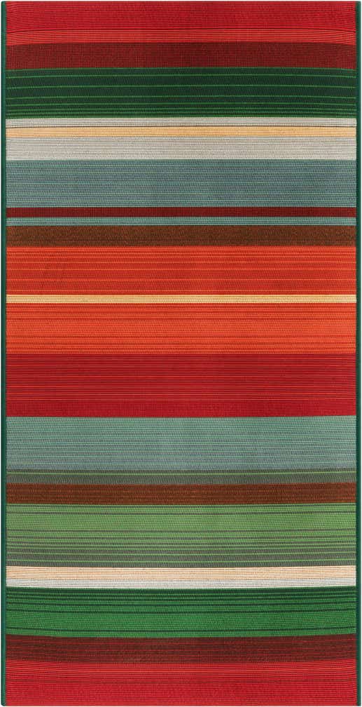 2' x 4' Easy-Clean Modern Indoor / Outdoor Runner Rug