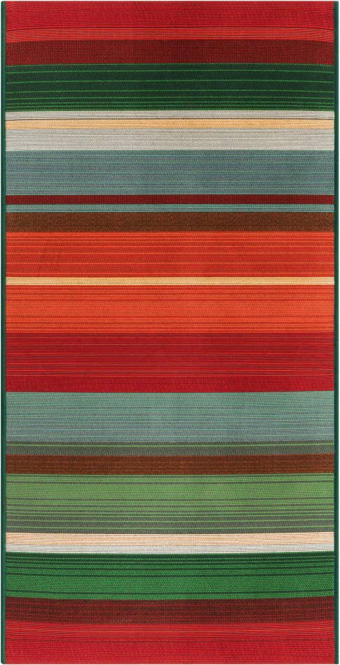 Detail image of 2' x 4' Easy-Clean Modern Indoor / Outdoor Runner Rug