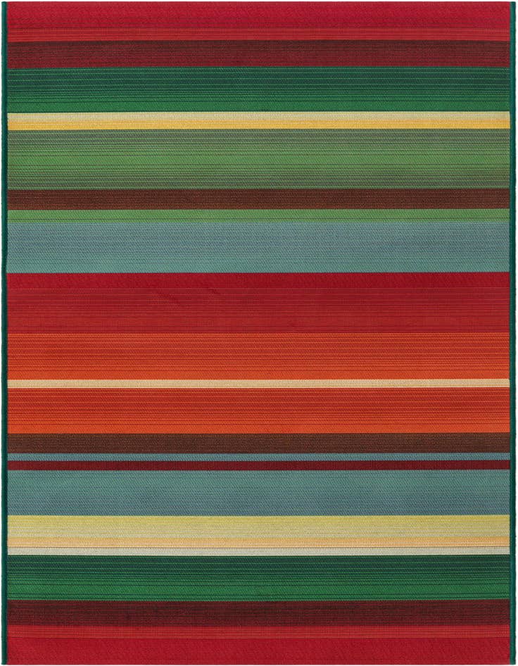 Detail image of 2' 7 x 7' Easy-Clean Modern Indoor / Outdoor Runner Rug