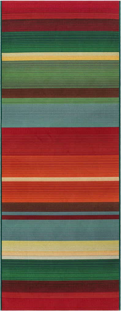 2' 7 x 7' Easy-Clean Modern Indoor / Outdoor Runner Rug