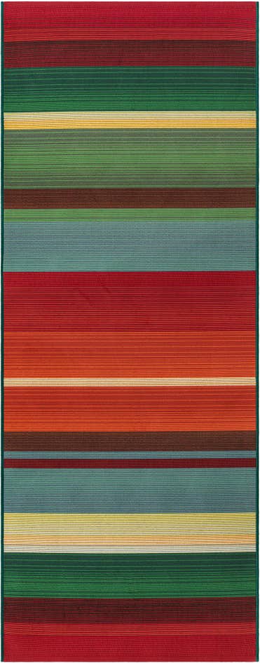 Detail image of 2' 7 x 7' Easy-Clean Modern Indoor / Outdoor Runner Rug