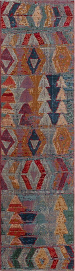 Detail image of 2' 7 x 10' Easy-Clean Modern Indoor / Outdoor Runner Rug