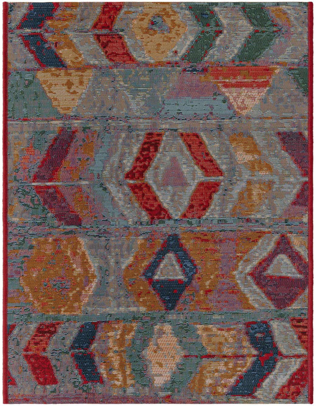 2' x 4' Easy-Clean Modern Indoor / Outdoor Runner Rug