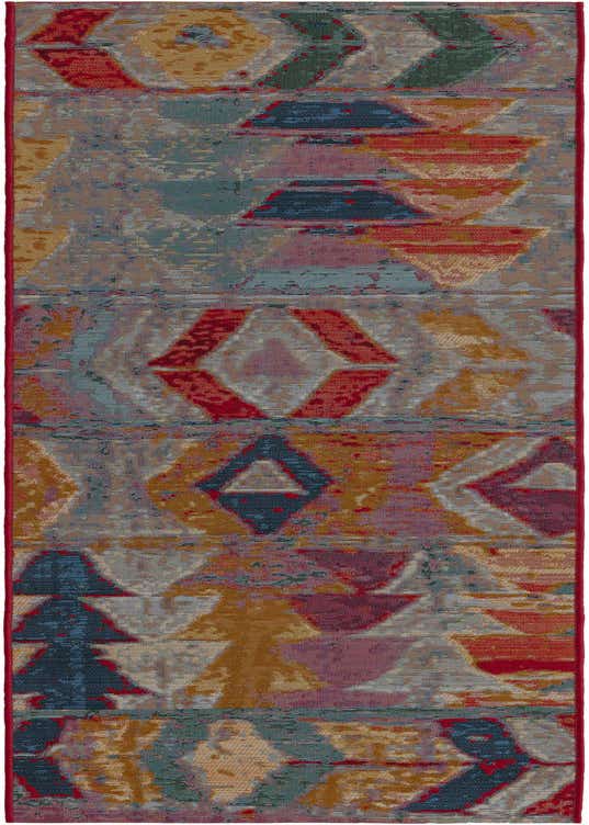 2' x 8' Easy-Clean Modern Indoor / Outdoor Runner Rug
