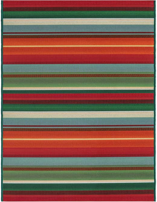 Detail image of 2' 7 x 11' Easy-Clean Modern Indoor / Outdoor Runner Rug