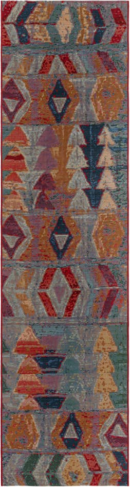 Detail image of 2' 7 x 11' Easy-Clean Modern Indoor / Outdoor Runner Rug