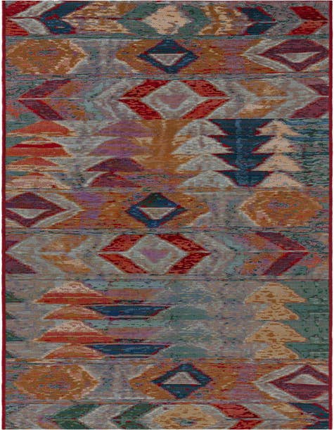 Detail image of 2' 7 x 12' Easy-Clean Modern Indoor / Outdoor Runner Rug