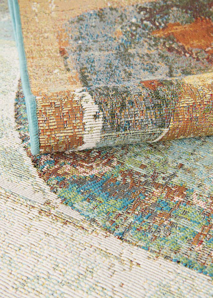 2' 7 x 10' Easy-Clean Modern Indoor / Outdoor Runner Rug