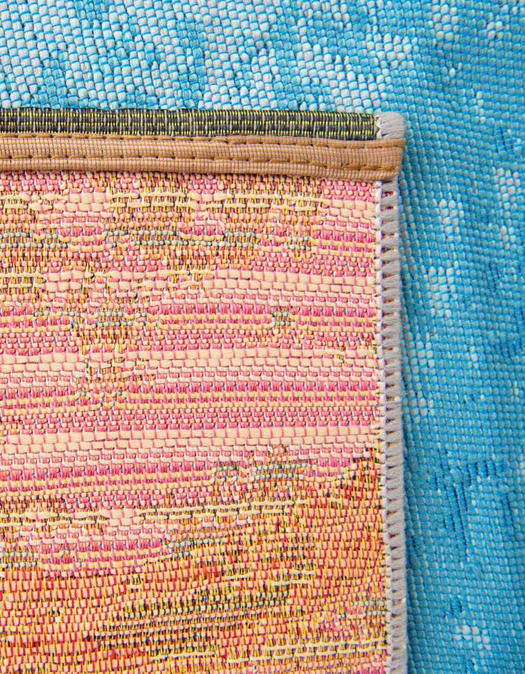 Detail image of 2' x 8' Easy-Clean Modern Indoor / Outdoor Runner Rug
