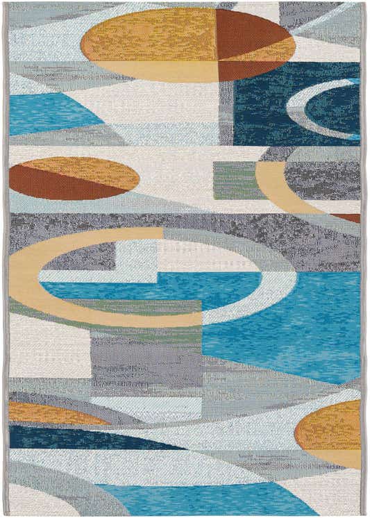 2' x 8' Easy-Clean Modern Indoor / Outdoor Runner Rug