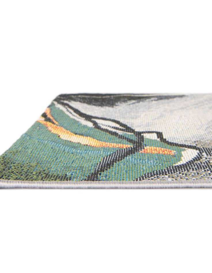 Detail image of 2' 7 x 12'  Washable Modern Indoor / Outdoor Runner Rug