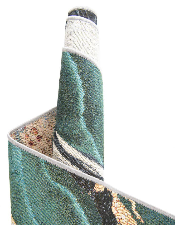 Detail image of 2' 7 x 12'  Washable Modern Indoor / Outdoor Runner Rug