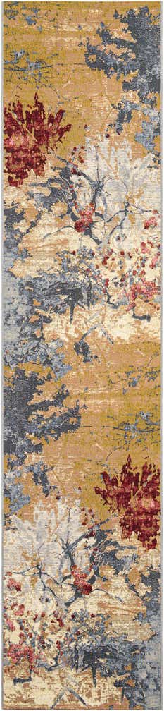 2' 7 x 12' Easy-Clean Modern Indoor / Outdoor Runner Rug