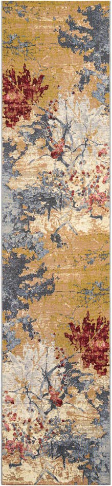 Detail image of 2' 7 x 12' Easy-Clean Modern Indoor / Outdoor Runner Rug