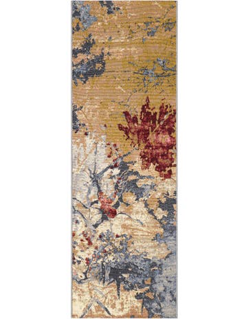 2' x 6' Washable Modern Indoor / Outdoor Runner Rug