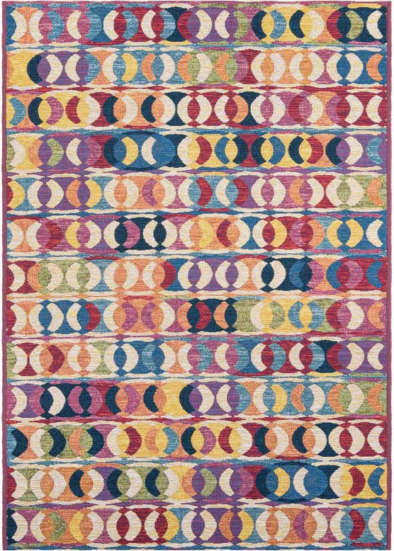 2' 7 x 10' Easy-Clean Modern Indoor / Outdoor Runner Rug