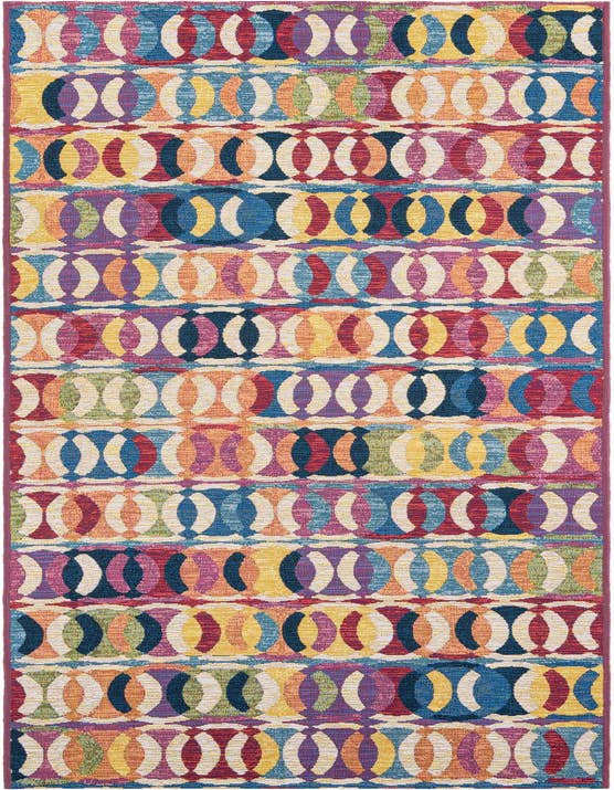 Detail image of 2' 7 x 10' Easy-Clean Modern Indoor / Outdoor Runner Rug