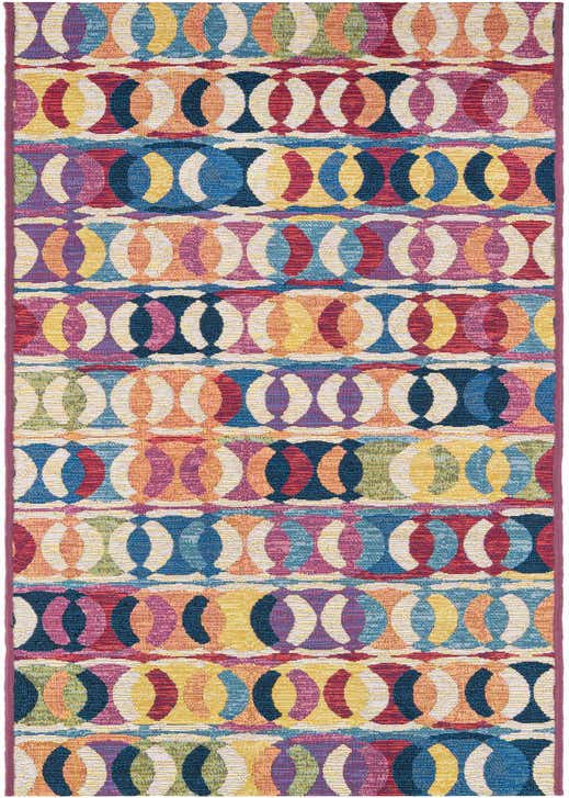 2' x 8' Easy-Clean Modern Indoor / Outdoor Runner Rug