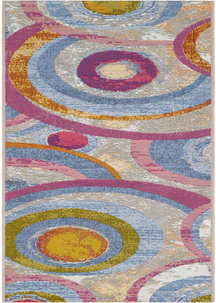 2' x 6' Easy-Clean Modern Indoor / Outdoor Runner Rug