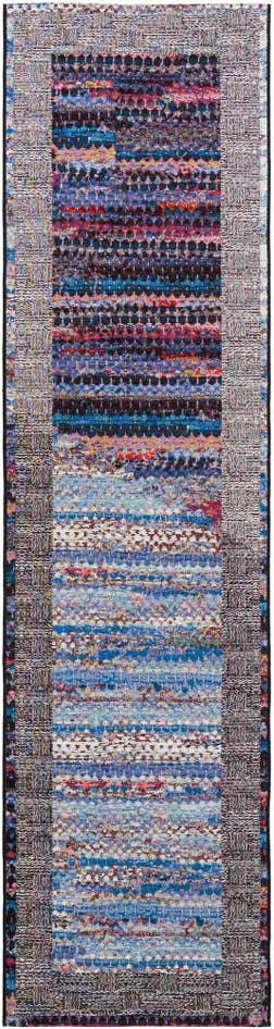 Detail image of 2' 7 x 10' Easy-Clean Modern Indoor / Outdoor Runner Rug