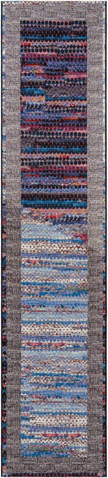 Detail image of 2' 7 x 12' Easy-Clean Modern Indoor / Outdoor Runner Rug