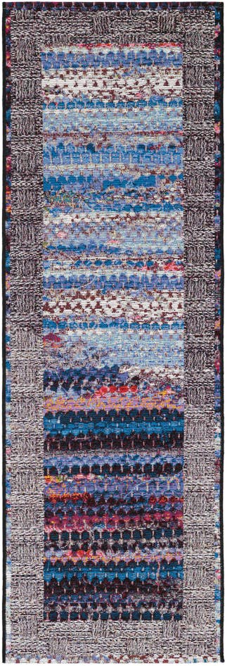 Detail image of 2' x 6' Easy-Clean Modern Indoor / Outdoor Runner Rug