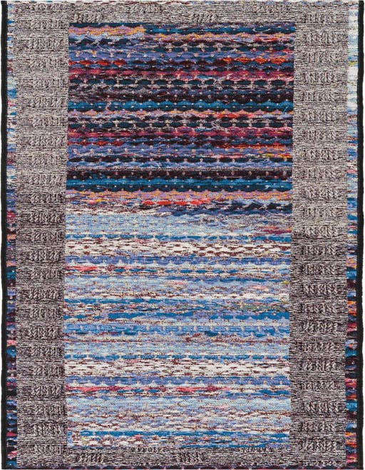 Detail image of 2' x 8' Easy-Clean Modern Indoor / Outdoor Runner Rug