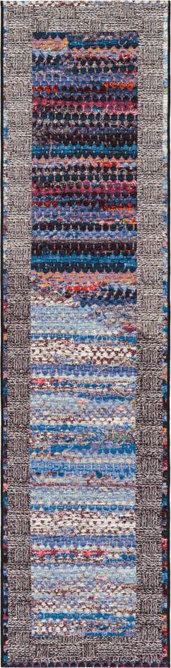 Detail image of 2' x 8' Easy-Clean Modern Indoor / Outdoor Runner Rug