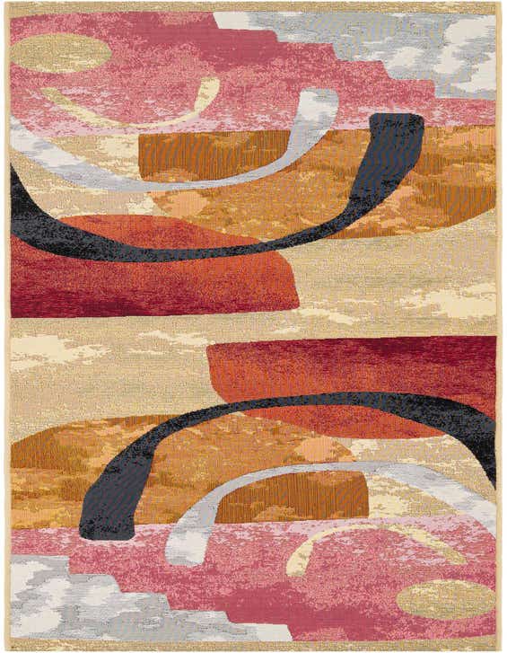 2' 7 x 10' Easy-Clean Modern Indoor / Outdoor Runner Rug