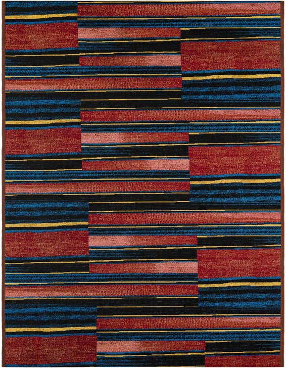 2' 7 x 10' Easy-Clean Modern Indoor / Outdoor Runner Rug