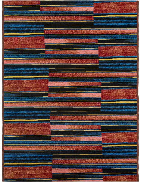 Detail image of 2' 7 x 12' Easy-Clean Modern Indoor / Outdoor Runner Rug