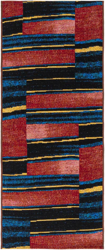 Detail image of 2' x 5' Easy-Clean Modern Indoor / Outdoor Runner Rug