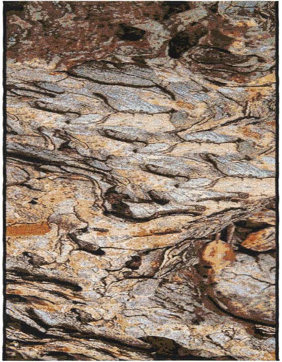 2' 7 x 10' Easy-Clean Modern Indoor / Outdoor Runner Rug