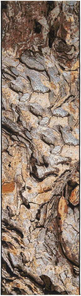 Detail image of 2' 7 x 10' Easy-Clean Modern Indoor / Outdoor Runner Rug