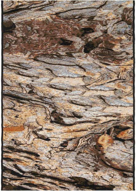 2' 7 x 12' Easy-Clean Modern Indoor / Outdoor Runner Rug