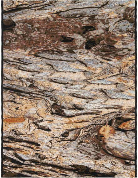 2' 7 x 12' Easy-Clean Modern Indoor / Outdoor Runner Rug