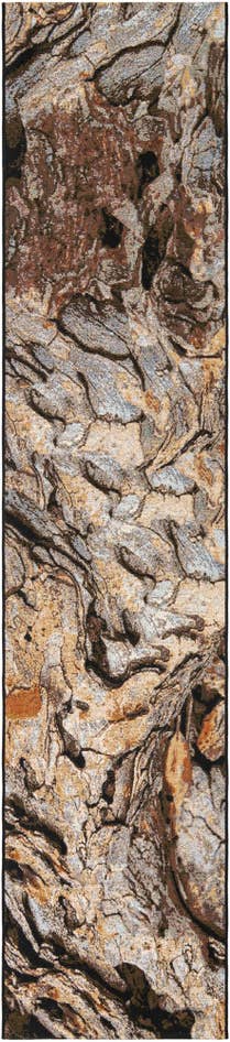 Detail image of 2' 7 x 12' Easy-Clean Modern Indoor / Outdoor Runner Rug