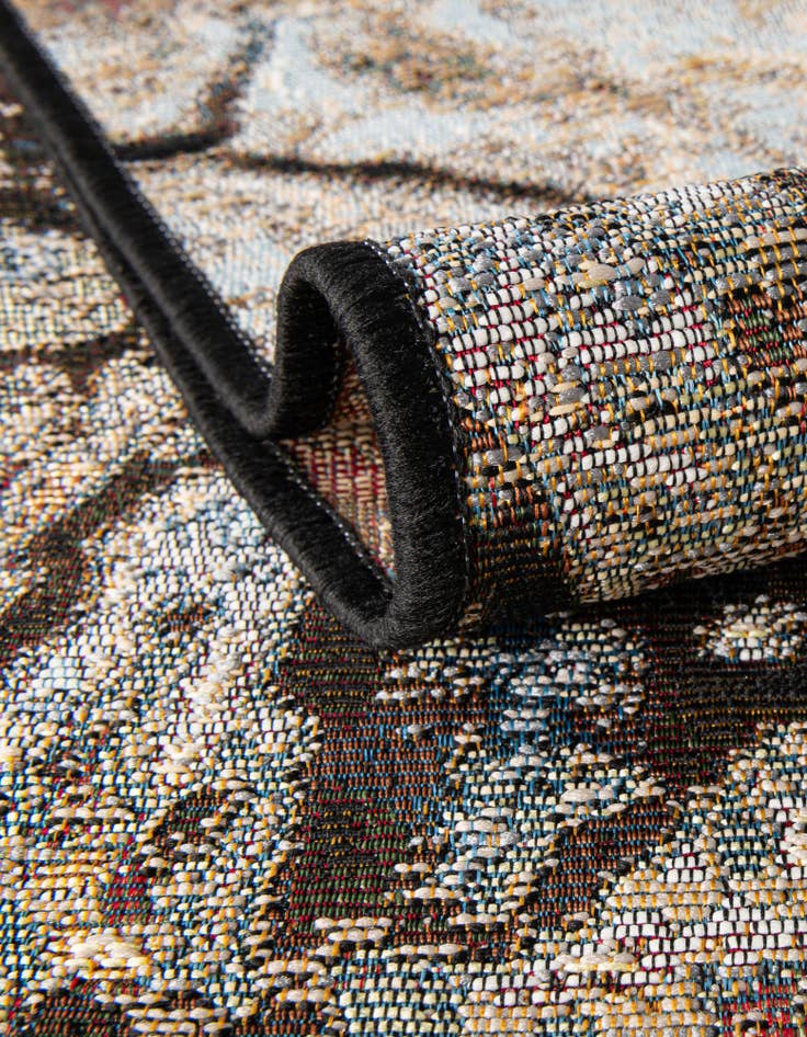 Detail image of 2' x 8' Easy-Clean Modern Indoor / Outdoor Runner Rug