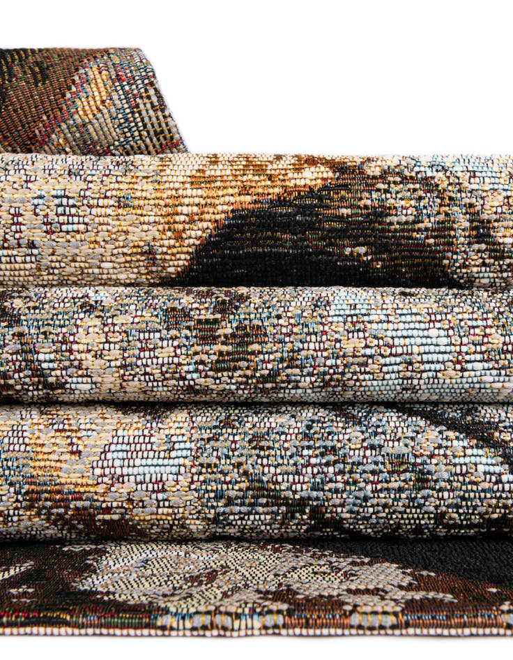 Detail image of 2' x 8' Easy-Clean Modern Indoor / Outdoor Runner Rug