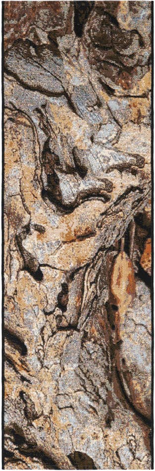 Detail image of 2' x 6' Easy-Clean Modern Indoor / Outdoor Runner Rug