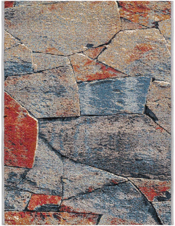 Detail image of 2' x 5' Easy-Clean Modern Indoor / Outdoor Runner Rug